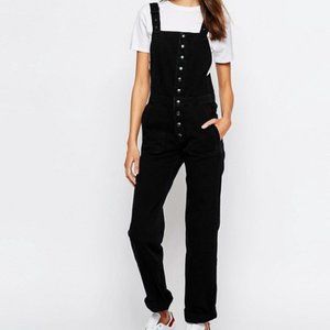 MiH for Anthropologie Black Women's Denim Overalls